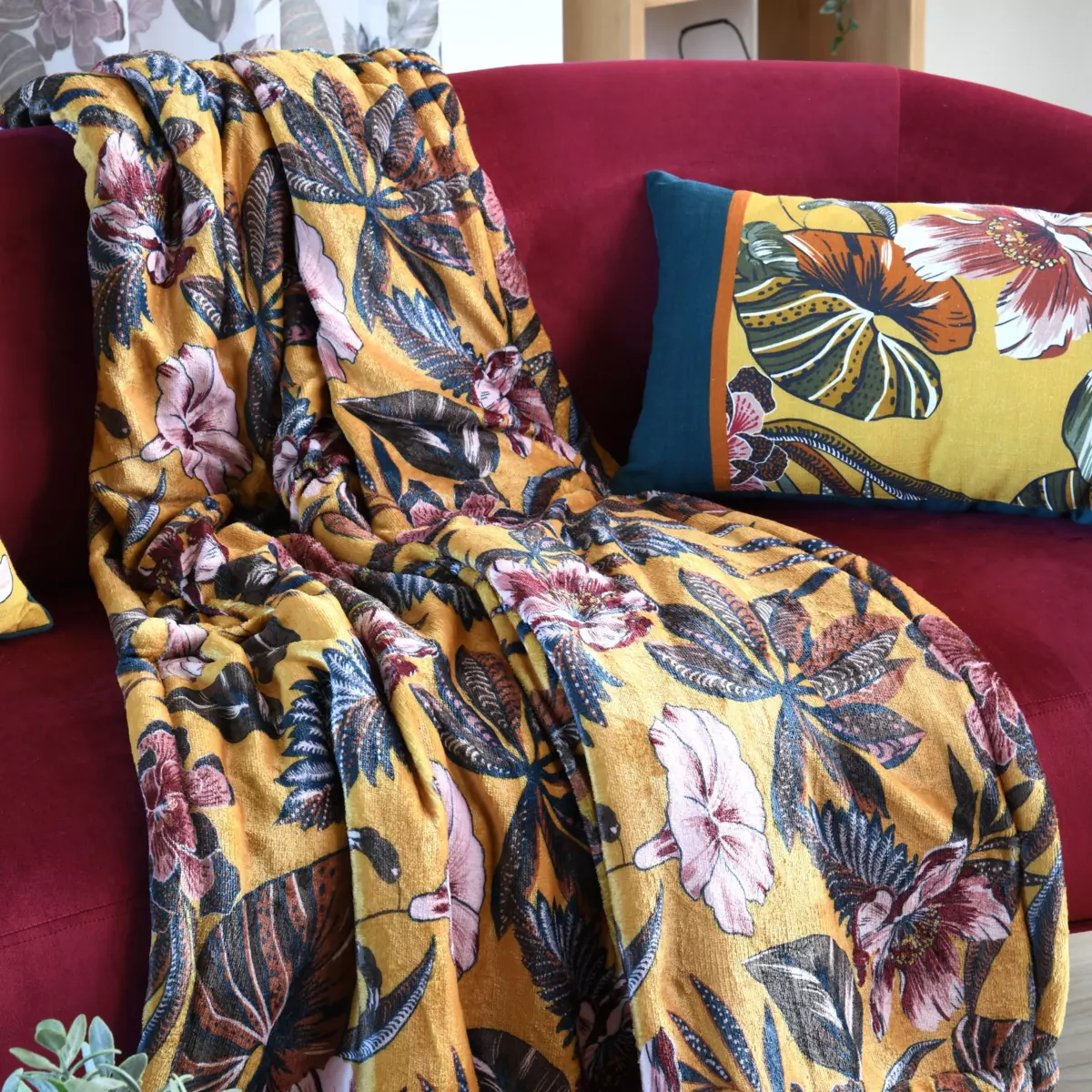 Plaid morbido (160 cm) Curiosity Multicolore 1