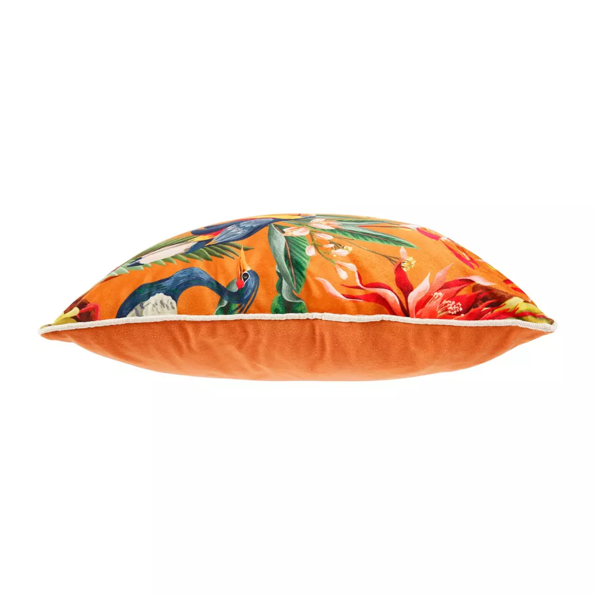 Housse de coussin carrée (40 cm) Jungle Orange 2