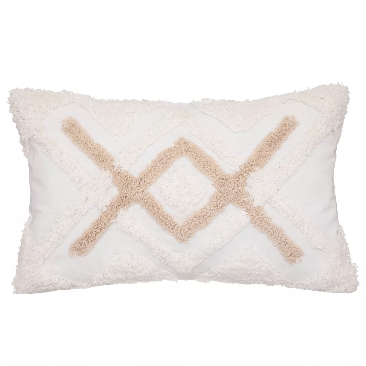 Housse de coussin rectangulaire (50 cm) Rory Ivoire 2
