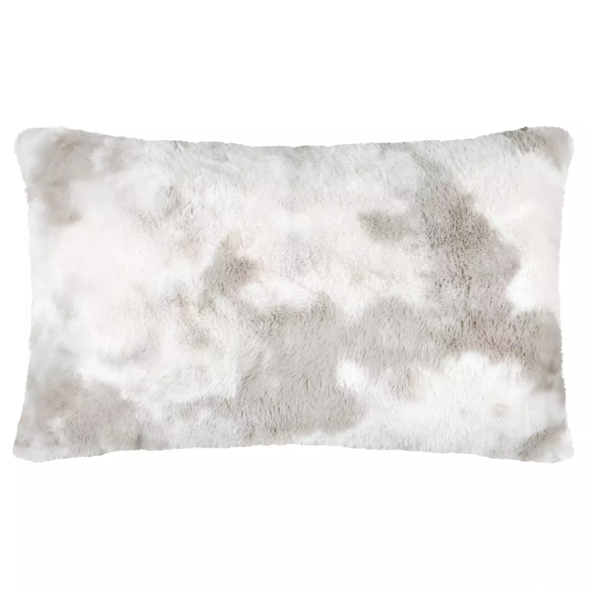 Cuscino rettangolare eco pelliccia (80 cm) Harald Beige