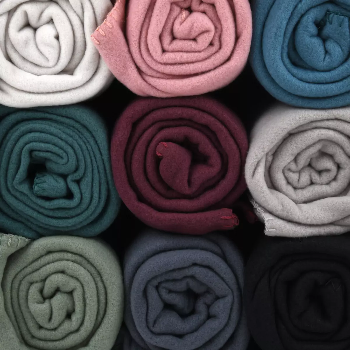 Plaid in pile (150 cm) Carlton Verde salvia