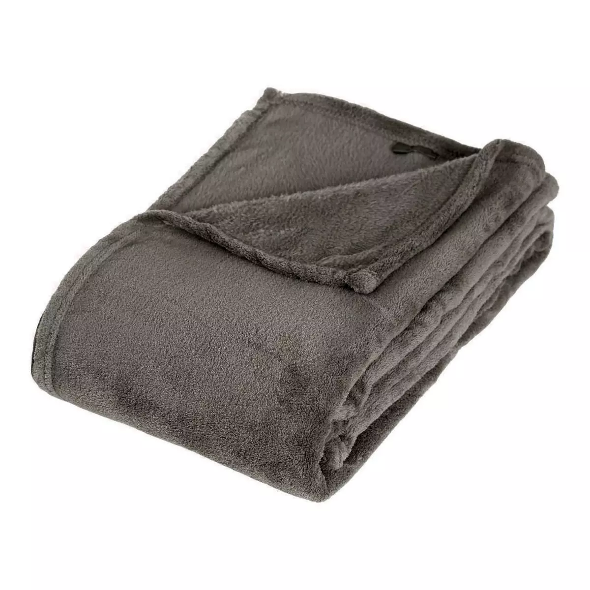 Plaid doux (180 cm) Tendresse Gris 1