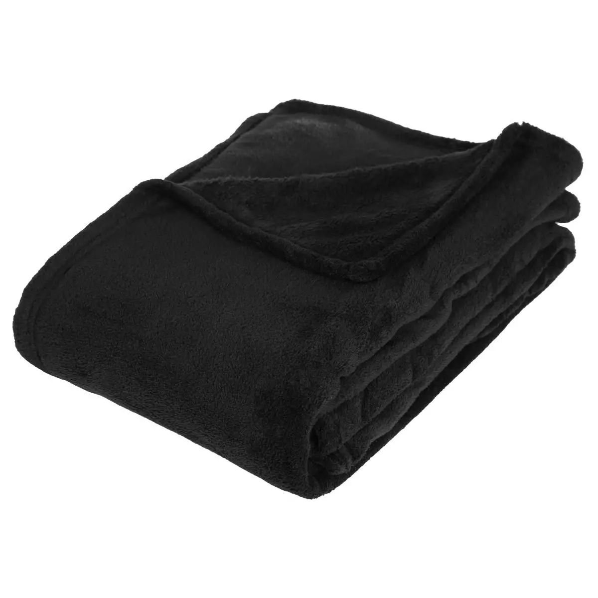 Plaid doux (180 cm) Tendresse Noir 2