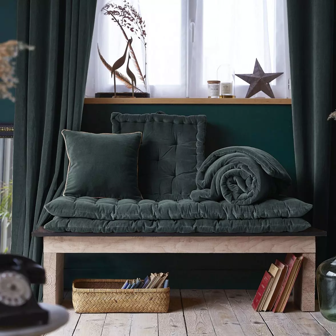 Cuscino quadrato (45 cm) César Grigio ardesia 4