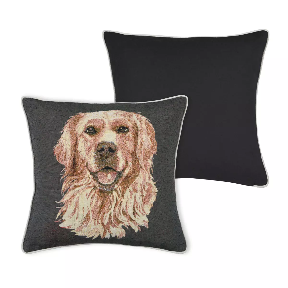 Cuscino quadrato (40 cm) Choupy Grigio antracite