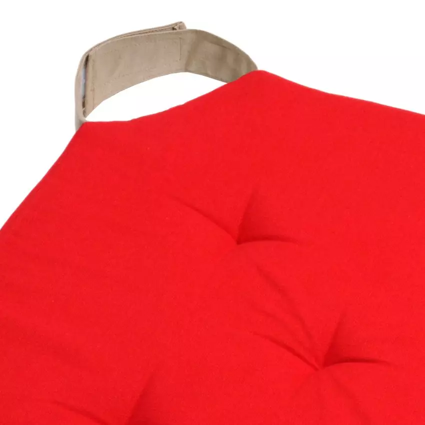 Cojín de silla Duo Rojo 3