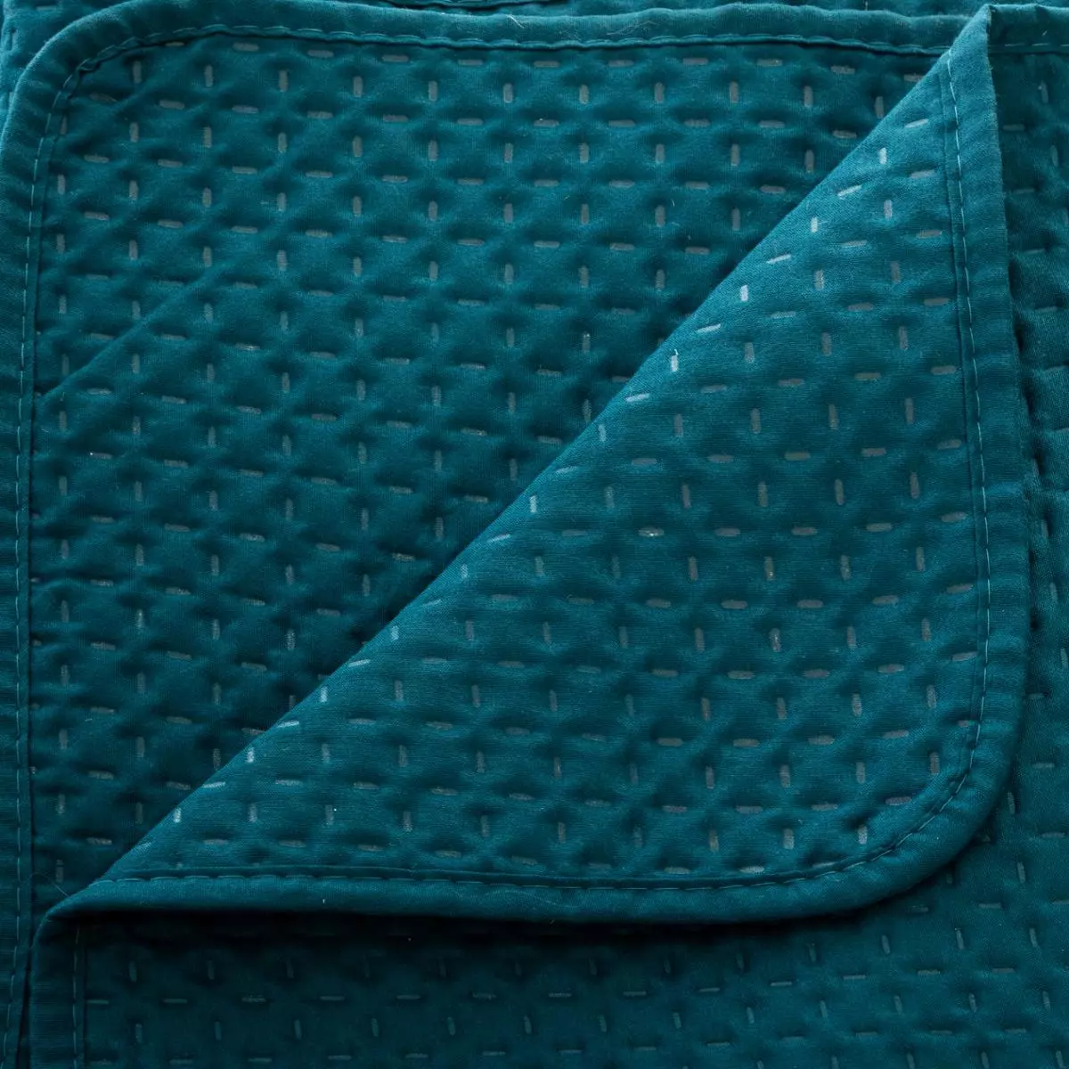 Colcha y fundas para almohadones (240 x 260 cm) Dolce Azul trullo 2