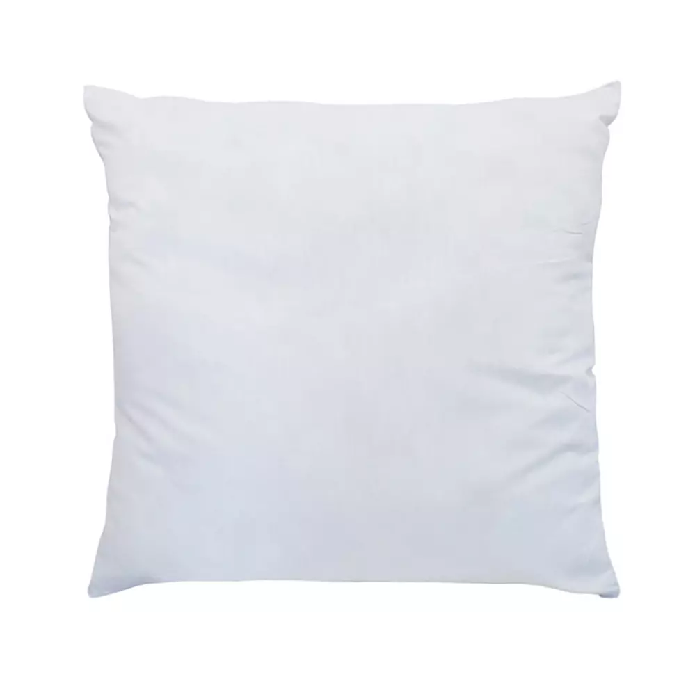 Lote de 2 almohadas cuadradas (60 cm) Lavables a 95°C Blanco 2