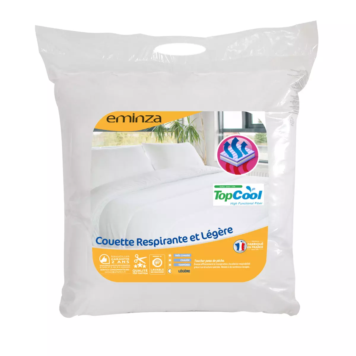 Dekbed (220 cm) Ademend en Lichtgewicht - Wit 2