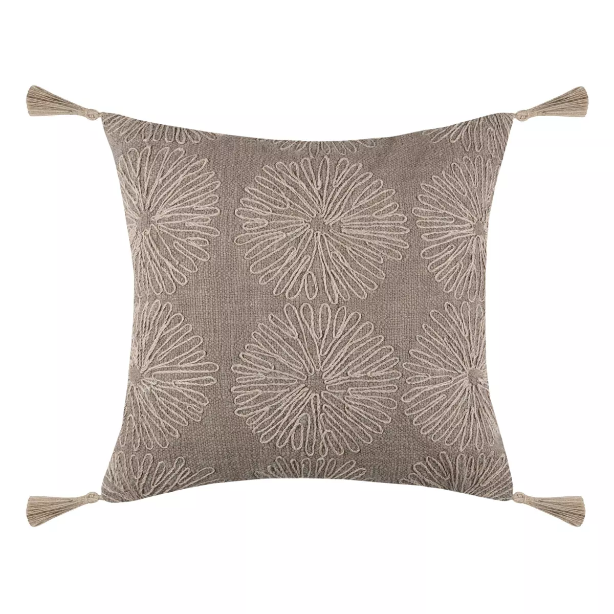 Cuscino quadrato cotone (40 cm) Sultan Marrone 4
