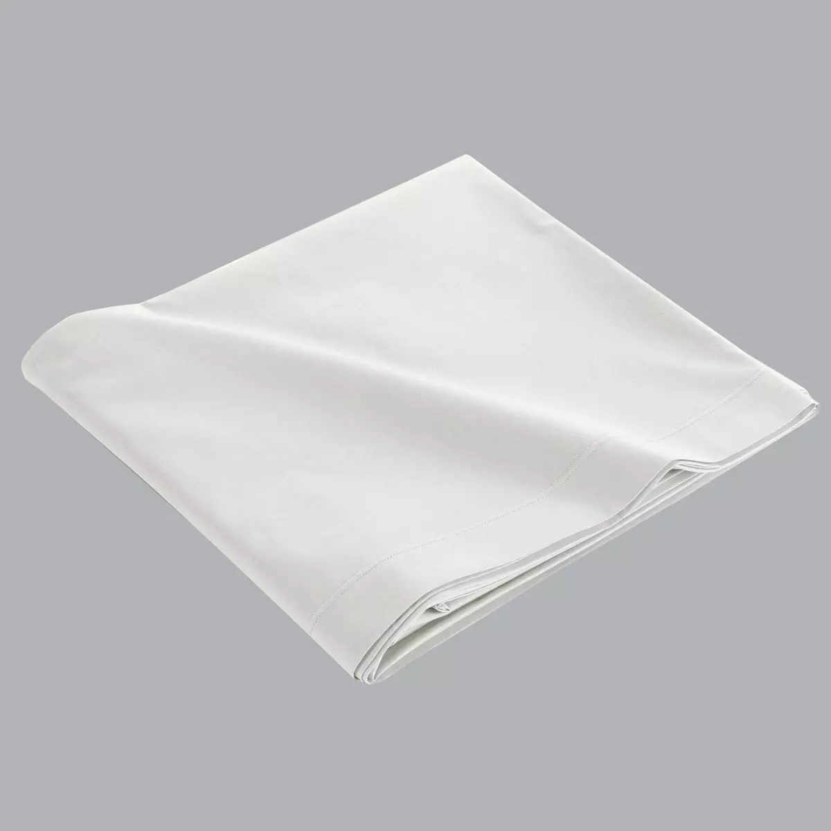 Drap plat coton bio (240 cm) Biolina Blanc 4