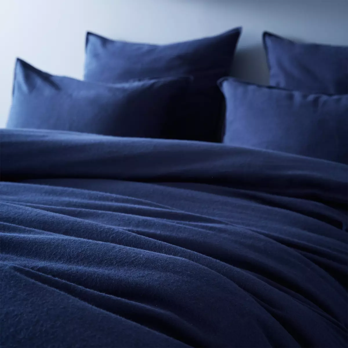 Dekbedovertrek flanel (260 cm) Théa Nachtblauw 4