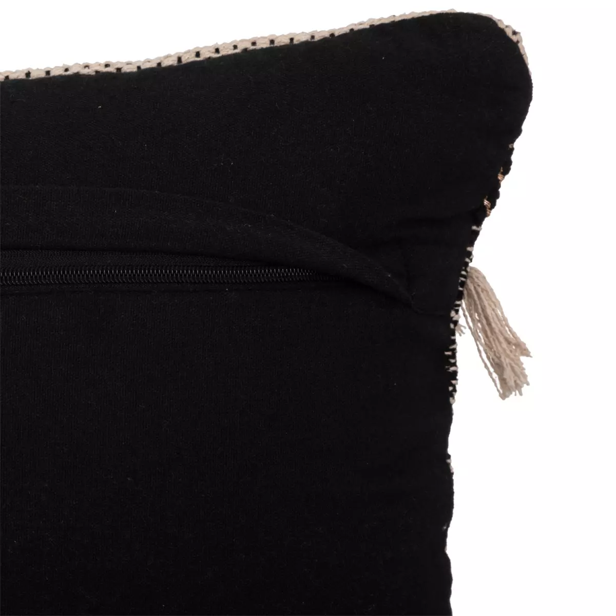 Cuscino rettangolare (58 cm) Edmo Nero 2