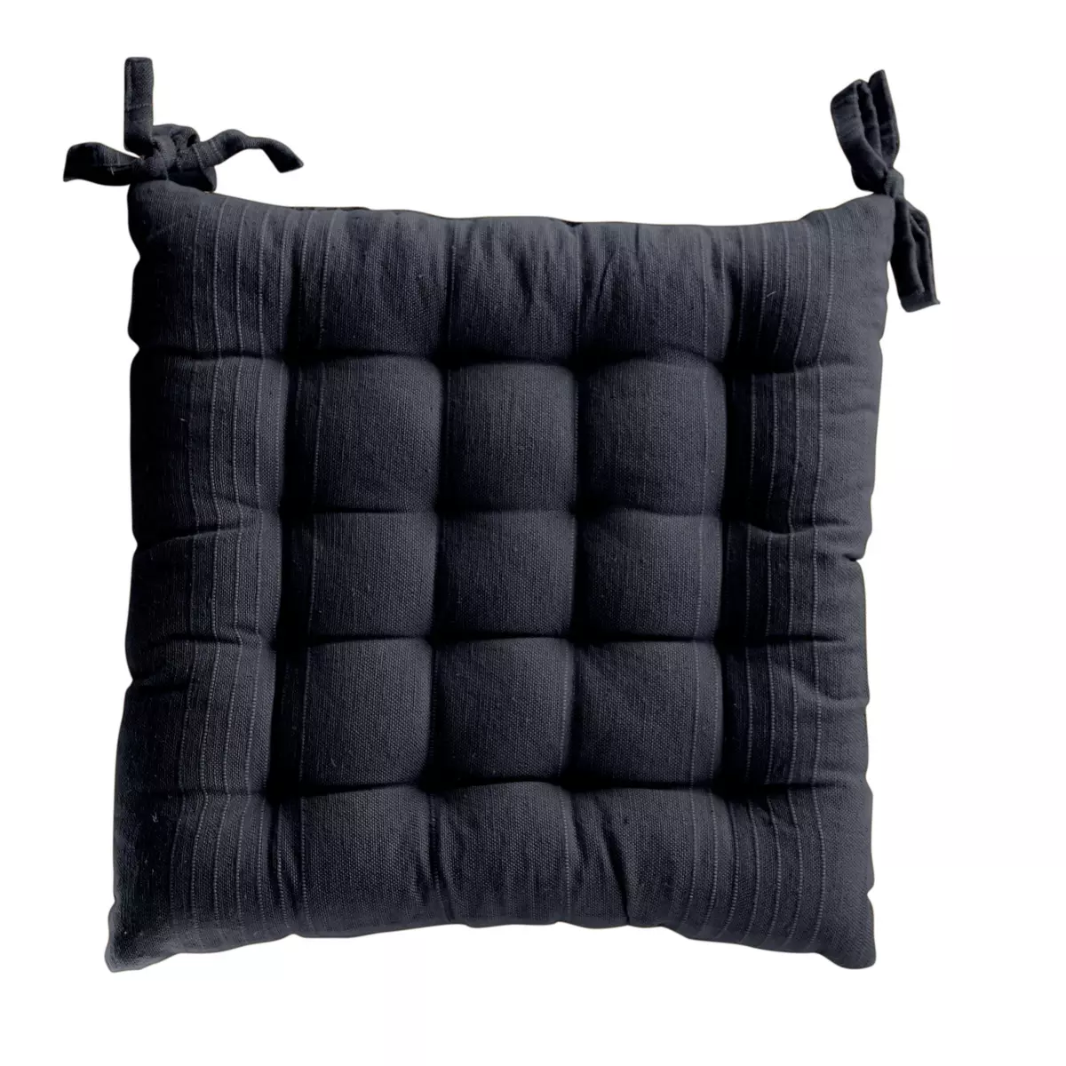 Cuscino per sedia quadrato Bombay Grigio antracite 4