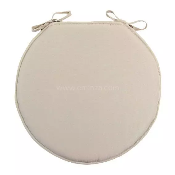 Cojín de silla redonda Gama Nelson Beige 1