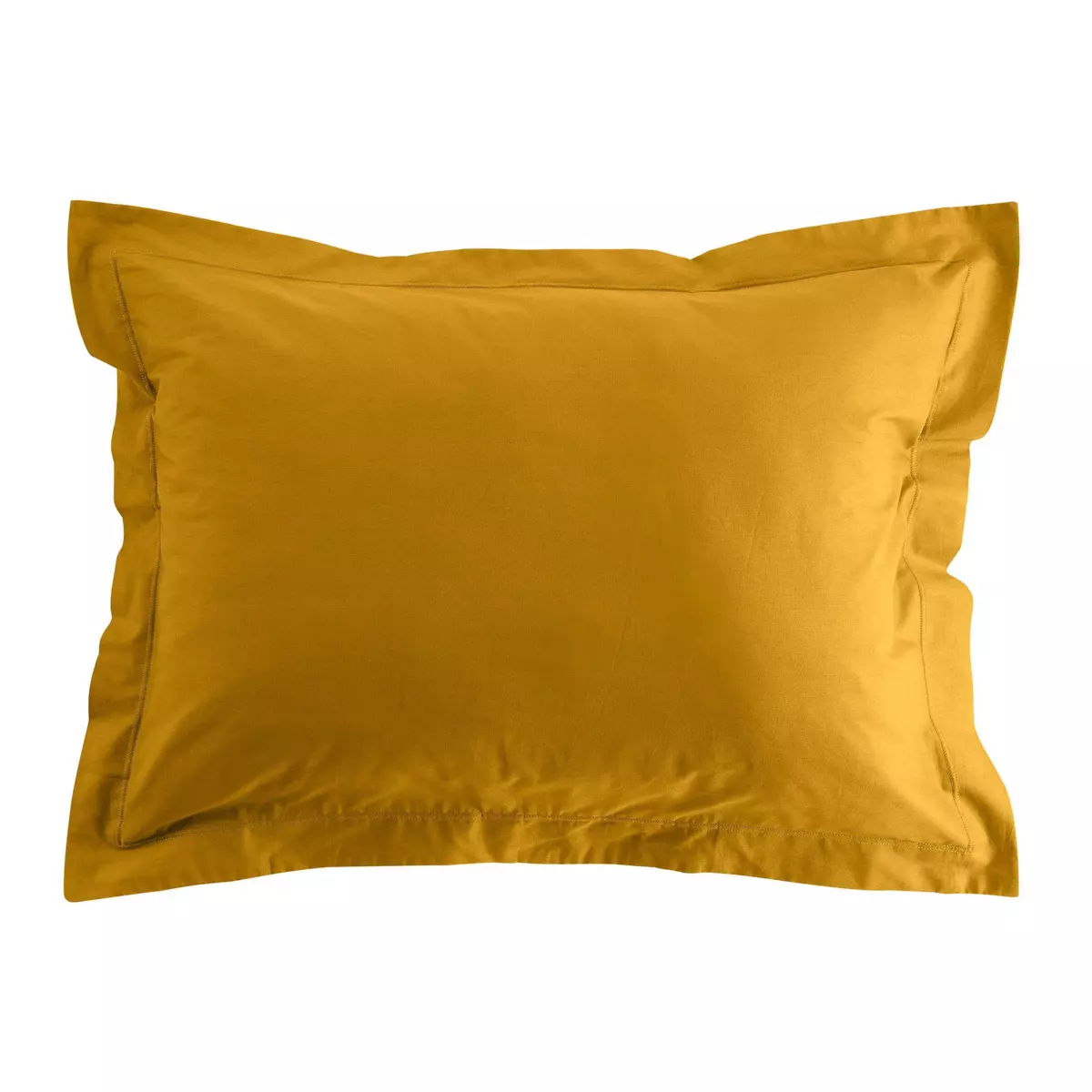 Taie d'oreiller rectangulaire coton bio (70 cm) Biolina Jaune ocre 6