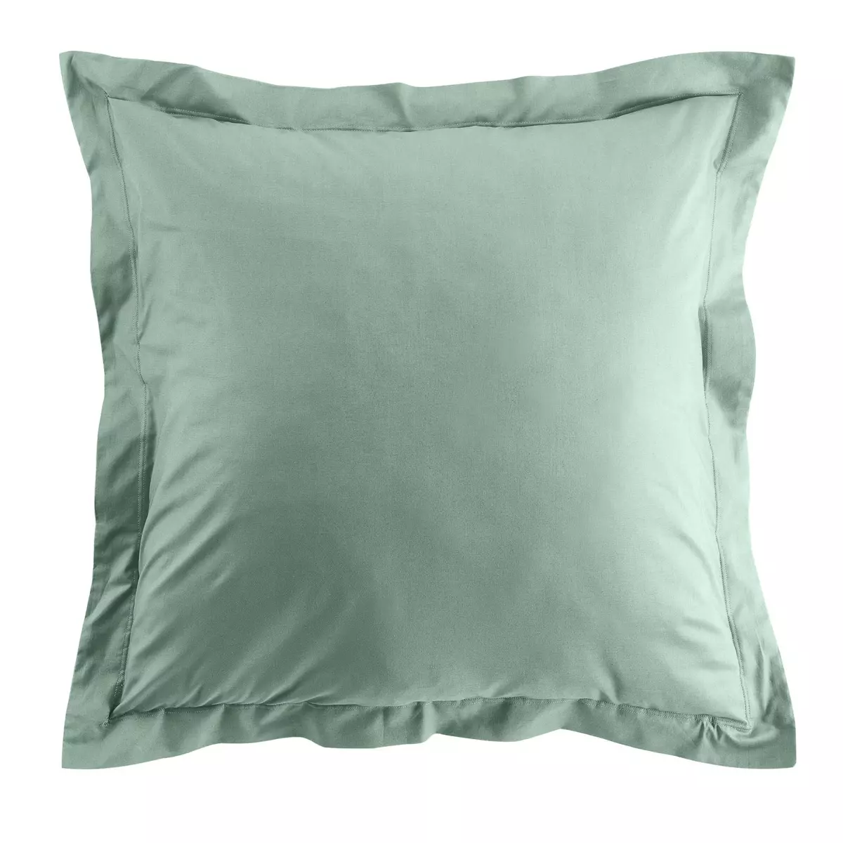 Taie d'oreiller carrée coton bio (63 cm) Biolina Vert sauge 3