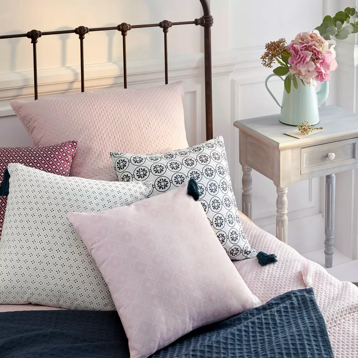 Colcha  y fundas para almohadones  (240 x 260 cm) Dolce Rosa 7