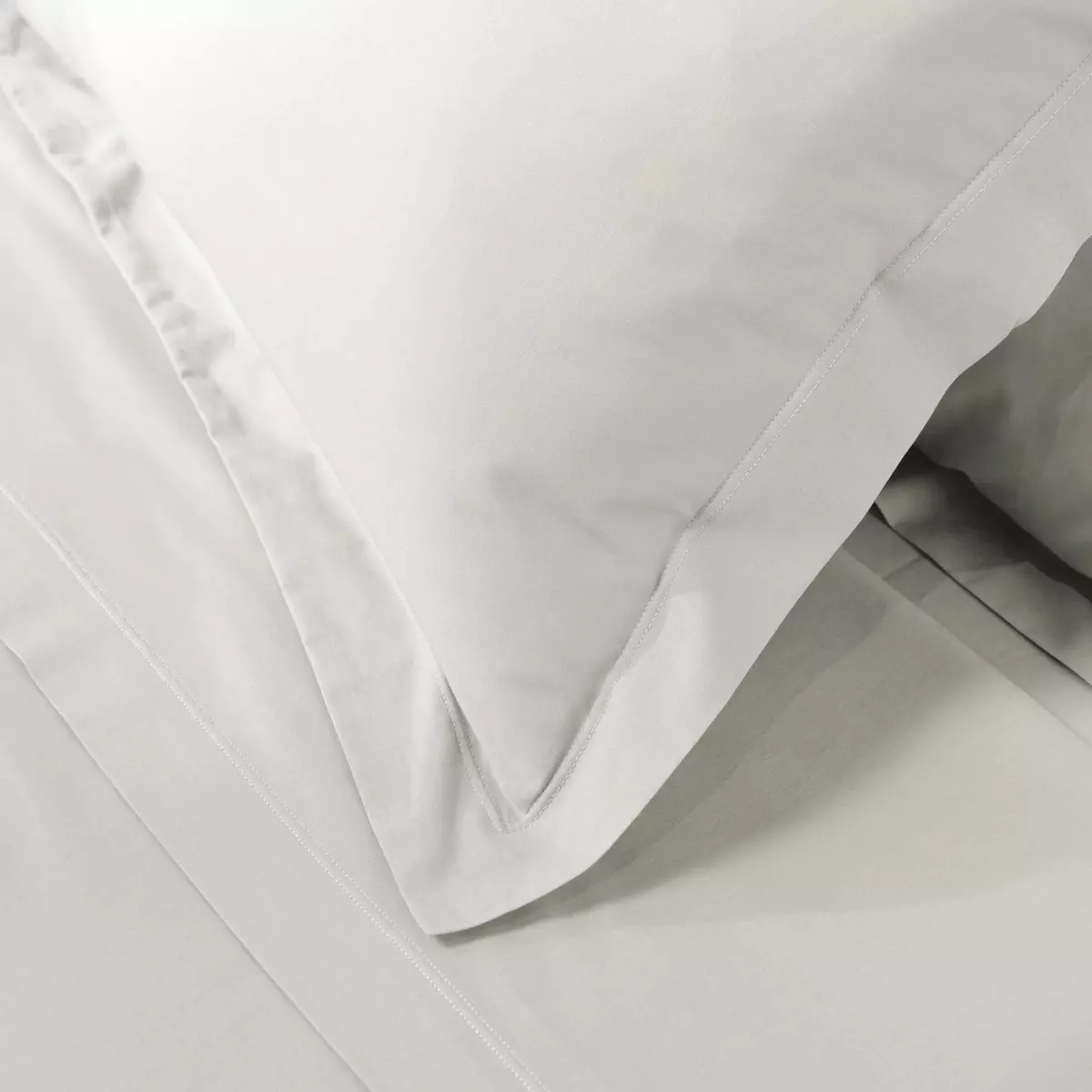 Taie d'oreiller carrée coton bio (63 cm) Biolina Blanche 6