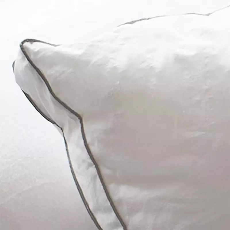 Oreiller carré (65 cm) Sensation Duvet Blanc 2