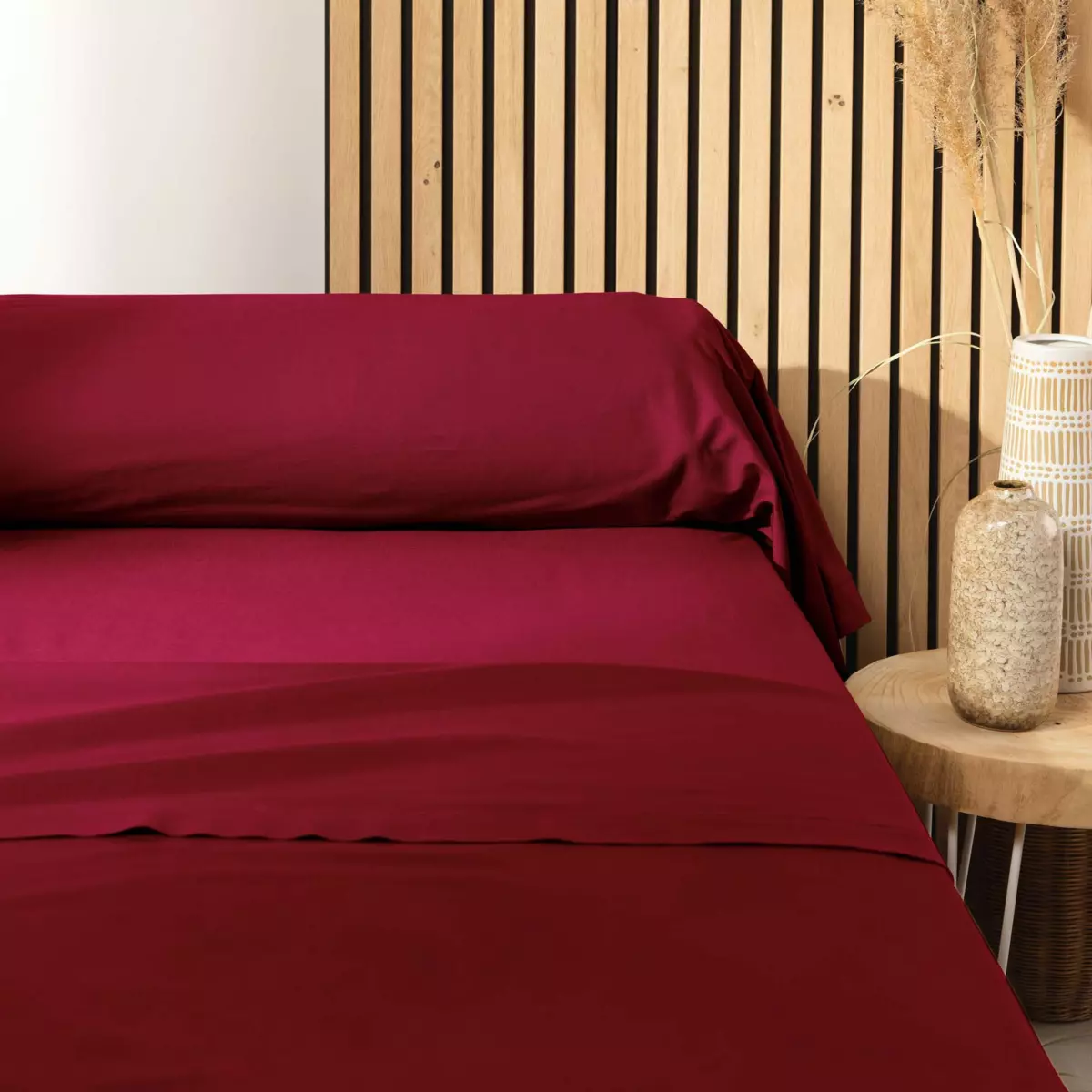 Nekrolsloop bio katoen (L185 cm) Biolina Bordeaux 1