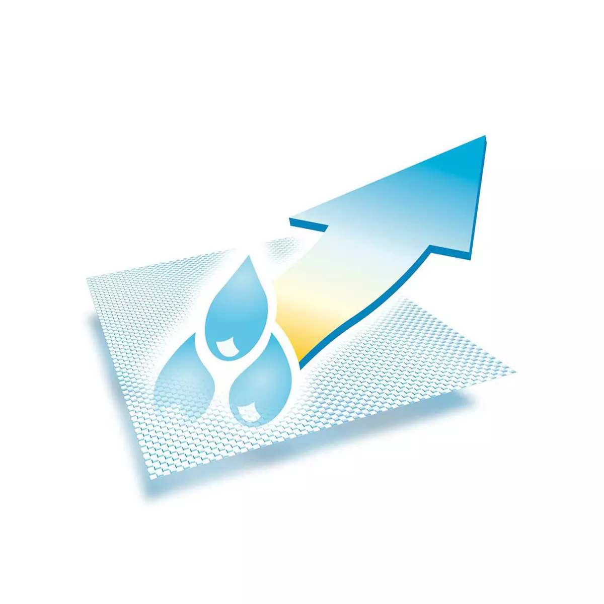 Lot de 2 oreillers carrés (60 cm) Respirants Blanc 4