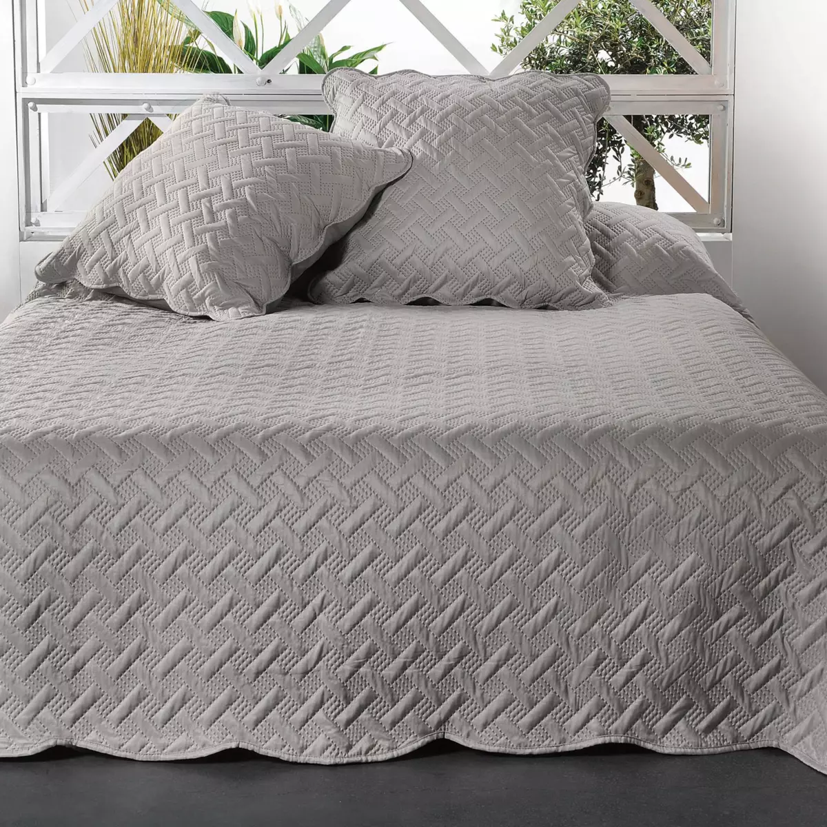 Colcha   (250 x 260 cm) California Gris claro 1