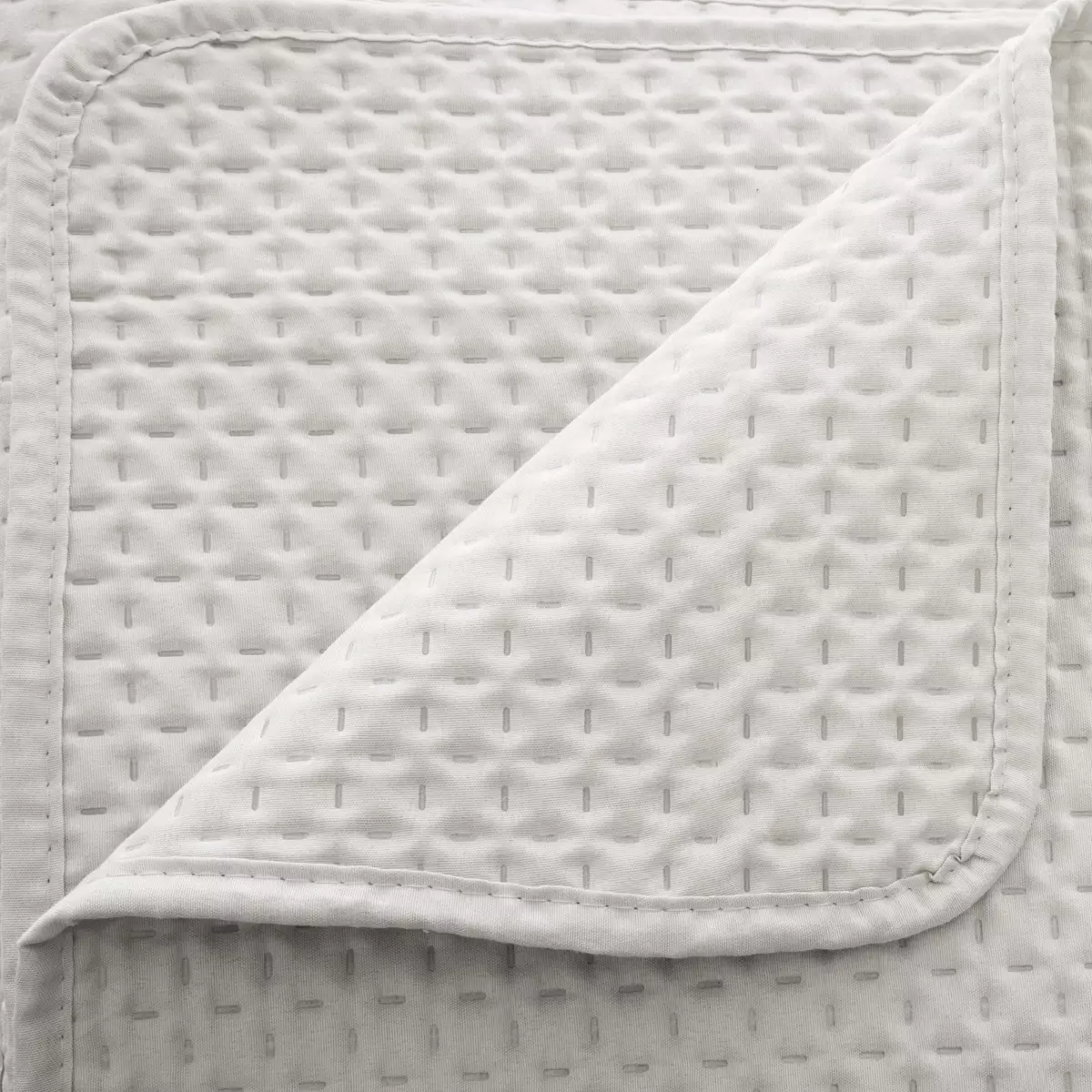 Colcha con fundas para almohadón (260 x 240 cm) Dolce Marfil 3