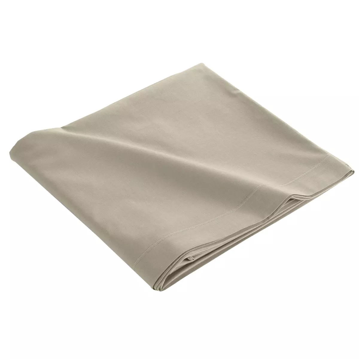 Bettlaken aus Bio-Baumwolle (180 cm) Biolina Taupe 4