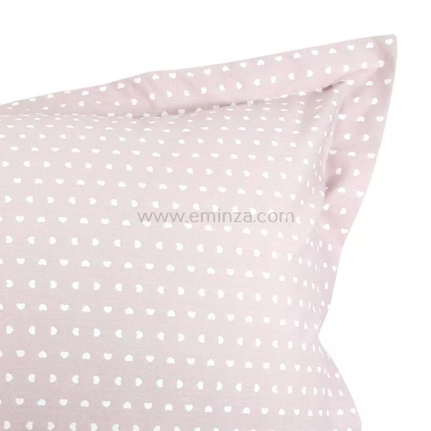 Federa rettangolare cotone superiore Glamour Rosa 2