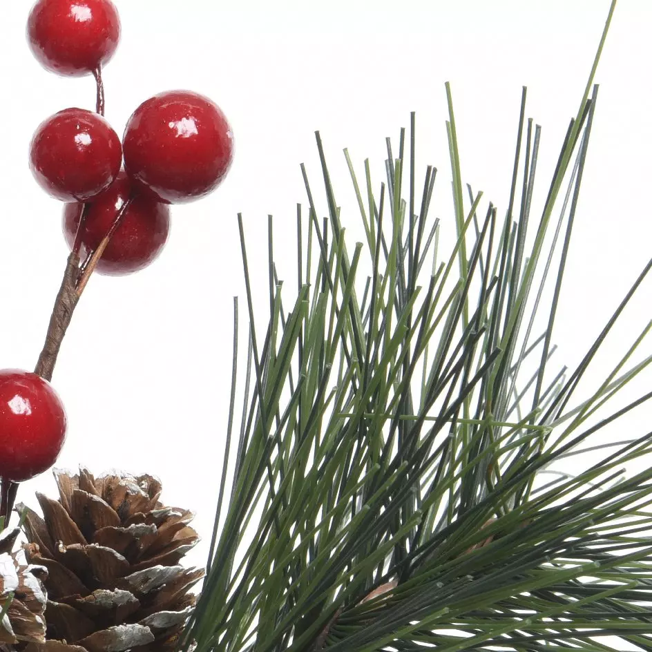 Dekozweig Klervie Rot 2