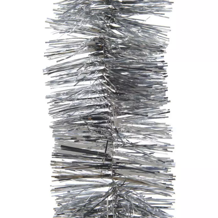 Lametta-Girlande (D7,50 cm) Alpin Silber 1