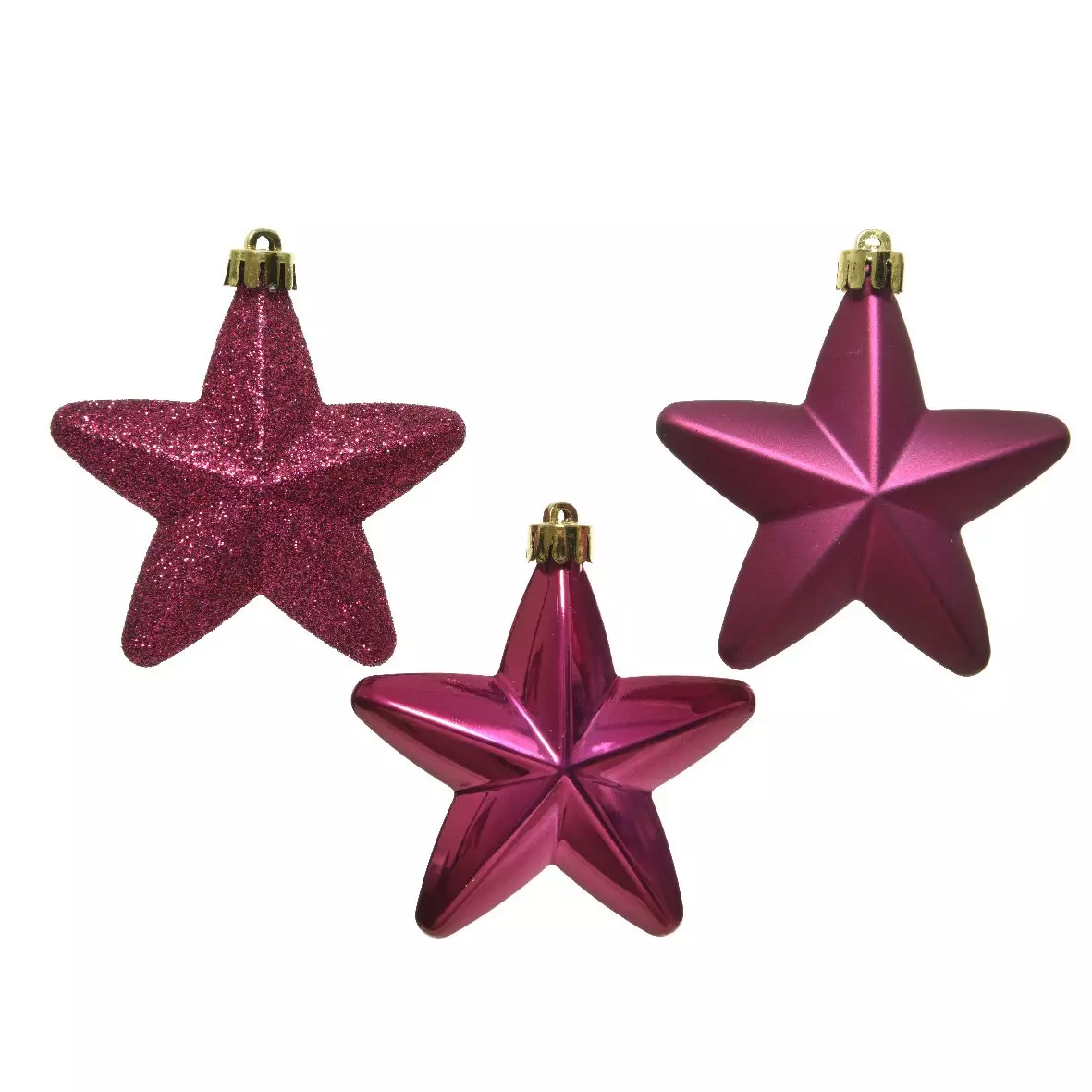 Confezione di 6 stelle di Natale da appendere Alpine Magnolia 1