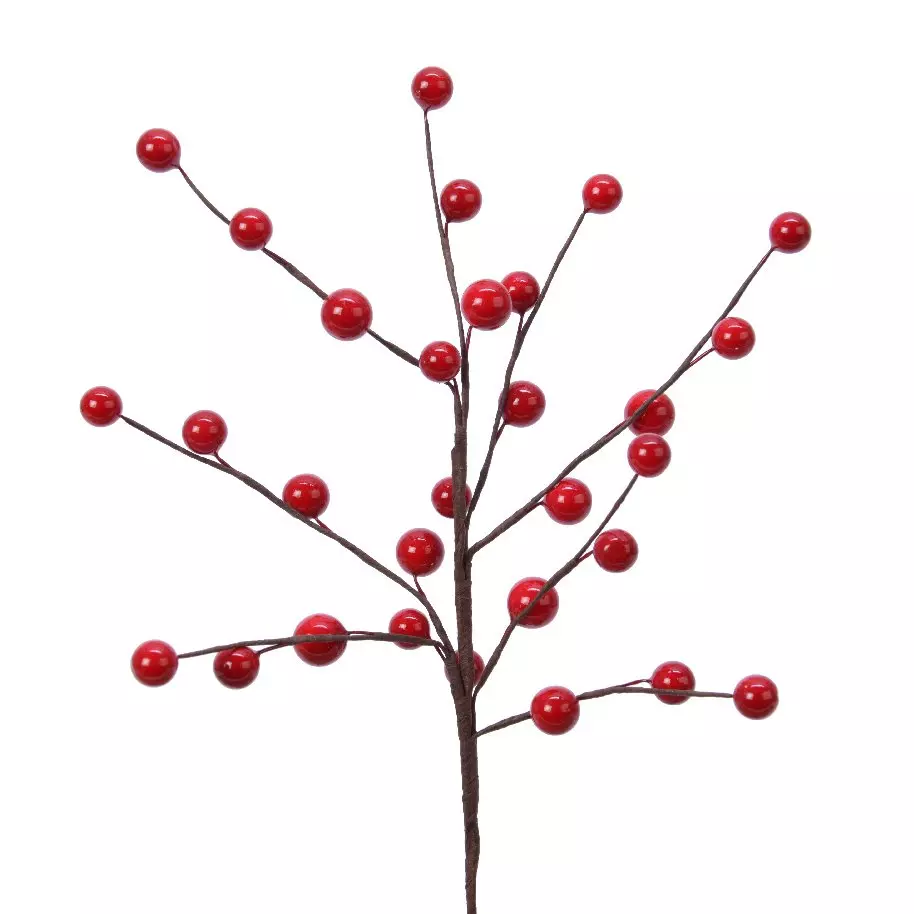 Decoratieve Tak Izoenn Rood 1