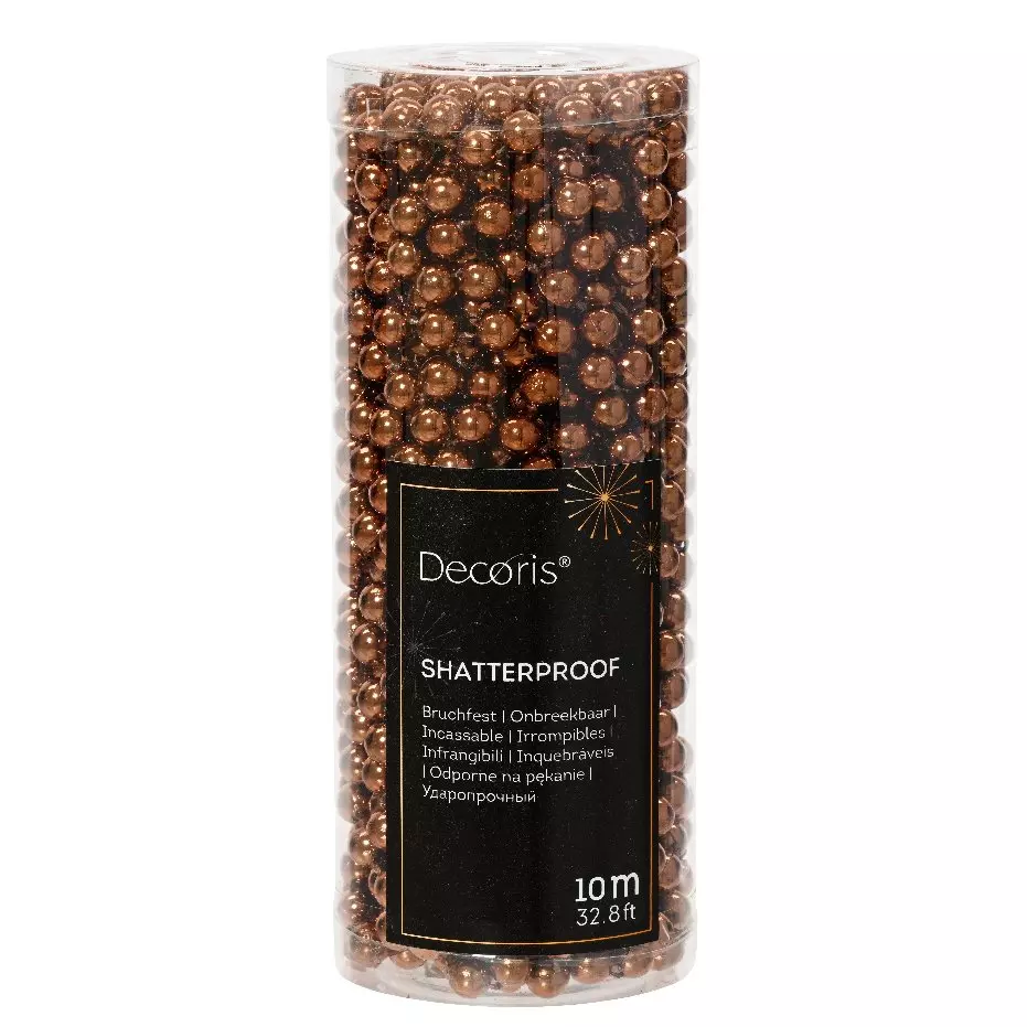 Guirlande perle Alpine Brun café 1