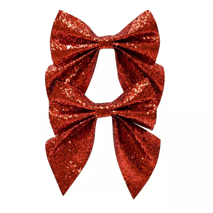 Lot de 2 noeuds Chic Rouge 1