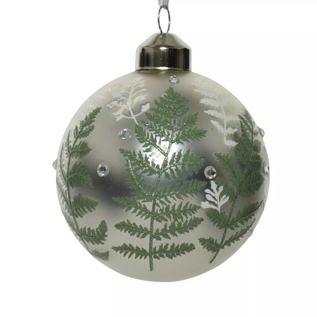 Lot de 3 boules de Noël en verre (D80 mm) Lips Argent  2