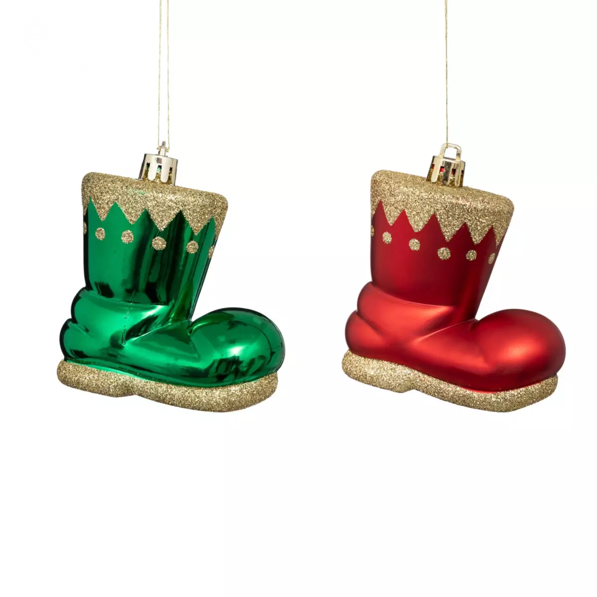 Confezione di 4 stivali Giochi di neve Rosso e  Verde 1