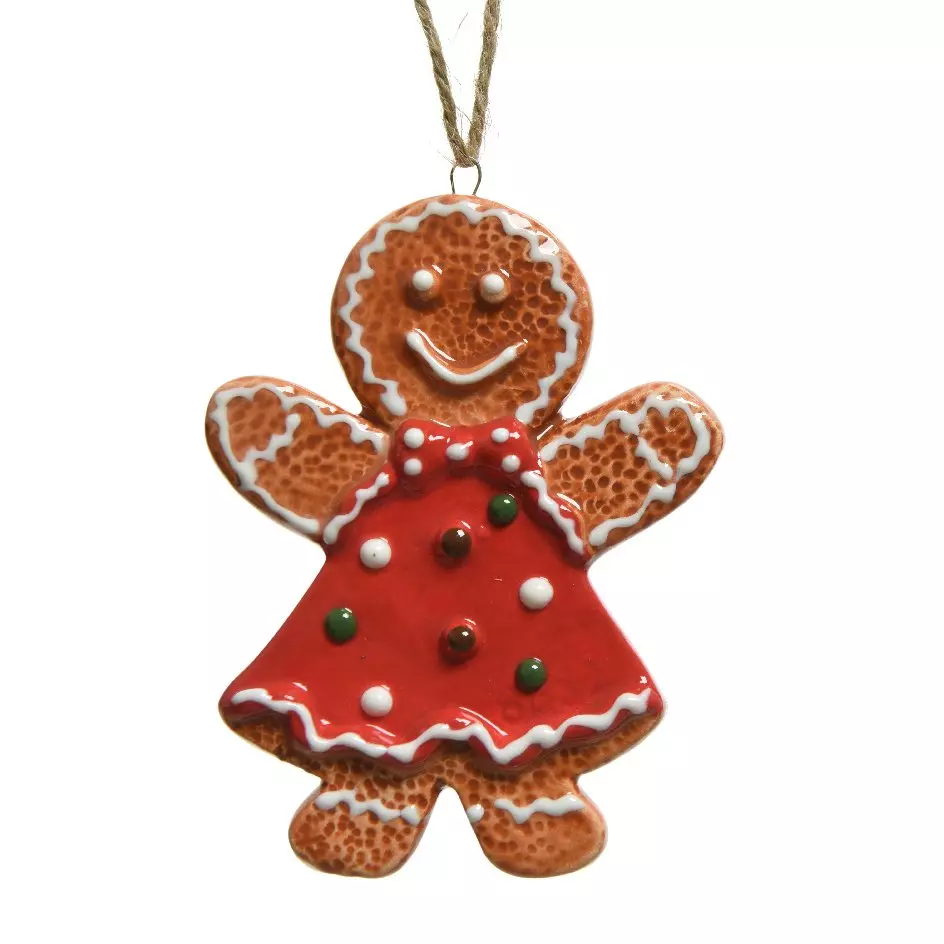 Pain d'épice Marcy de Noël à suspendre Rouge 2