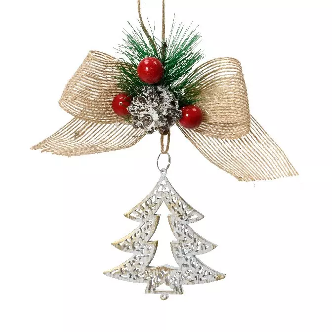 Sospensione Albero decorato di Natale Multicolore