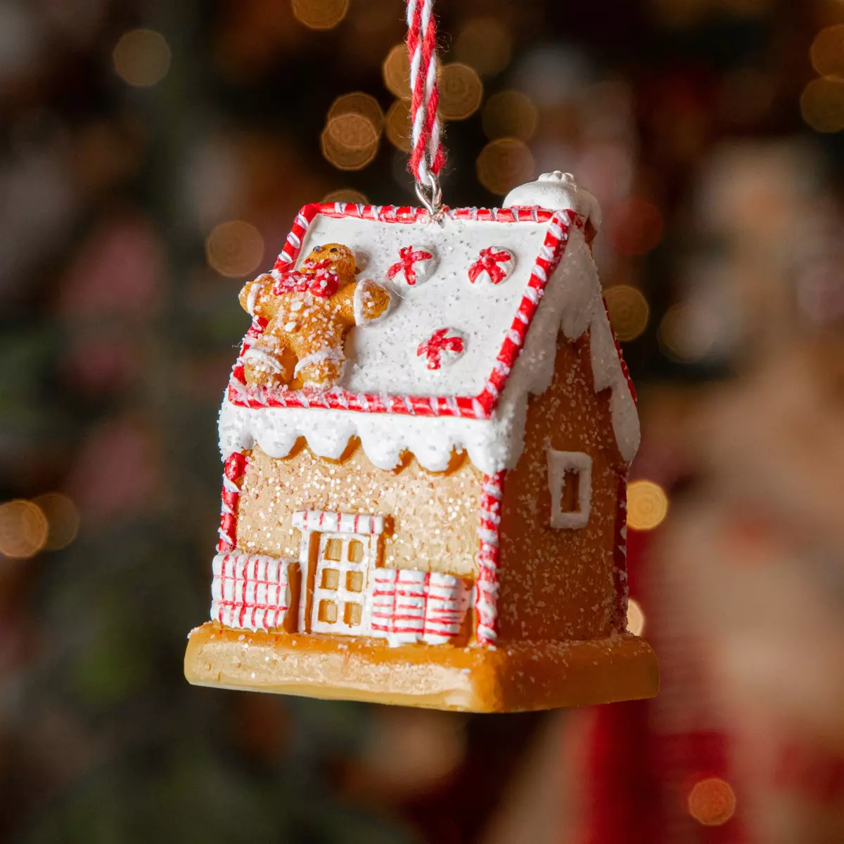 Lebkuchenhaus zum Anhängen Pain d'épice Gelb 1