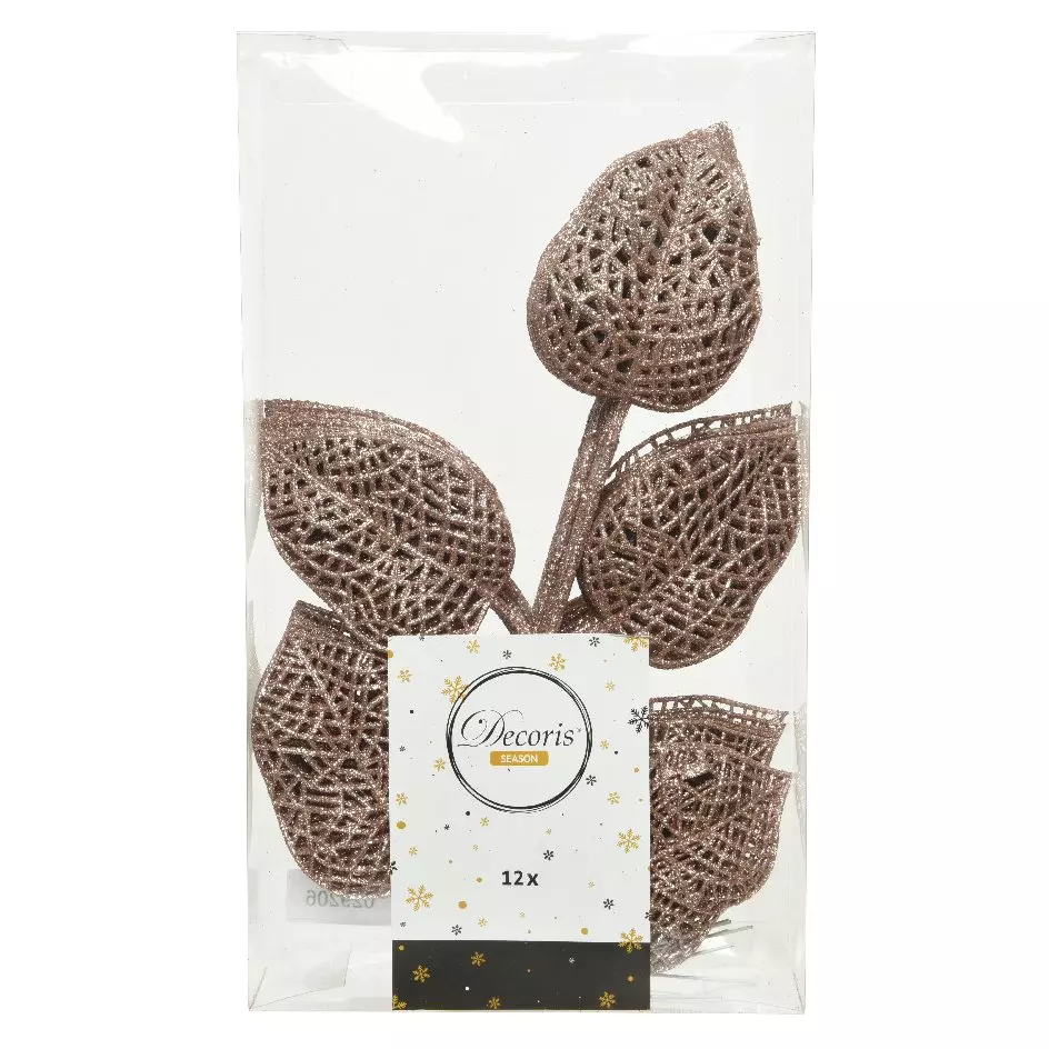 Confezione di 12 foglie Alpine Rosa cipria 1