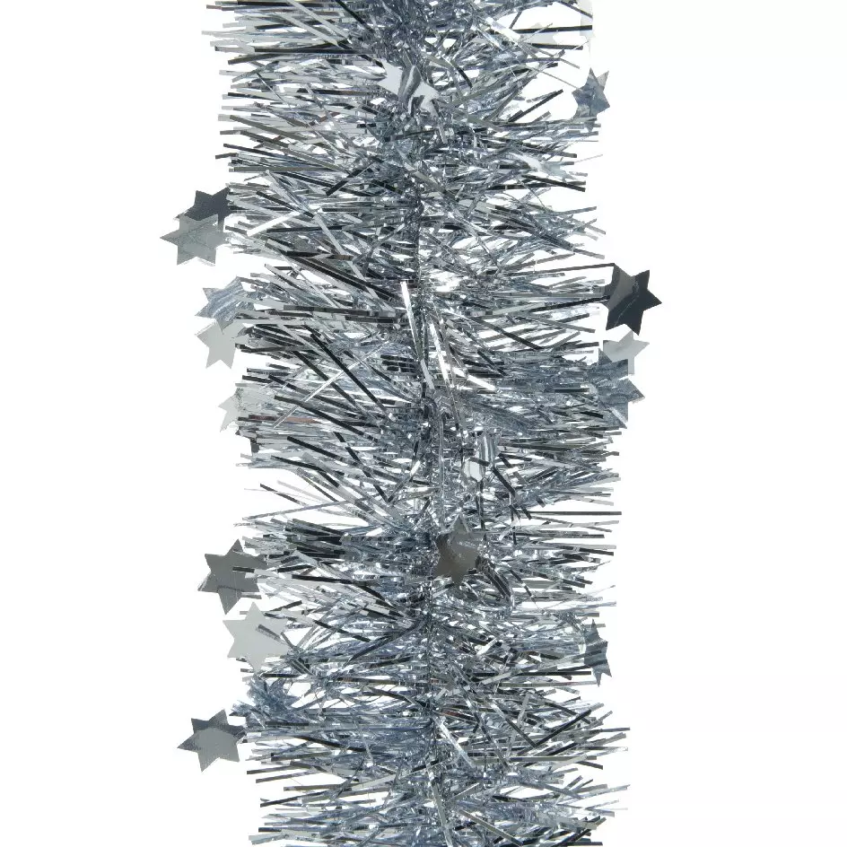 Girlande (D10 cm) mit Sternen Alpine Hellblau 1