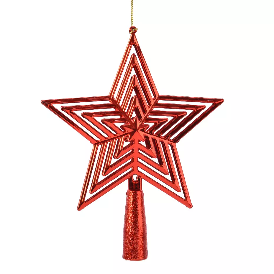 Puntale albero Alma Rosso 1