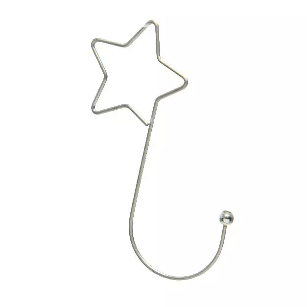 Ganci per palline in lotto di 12 Spirale  Argento 1