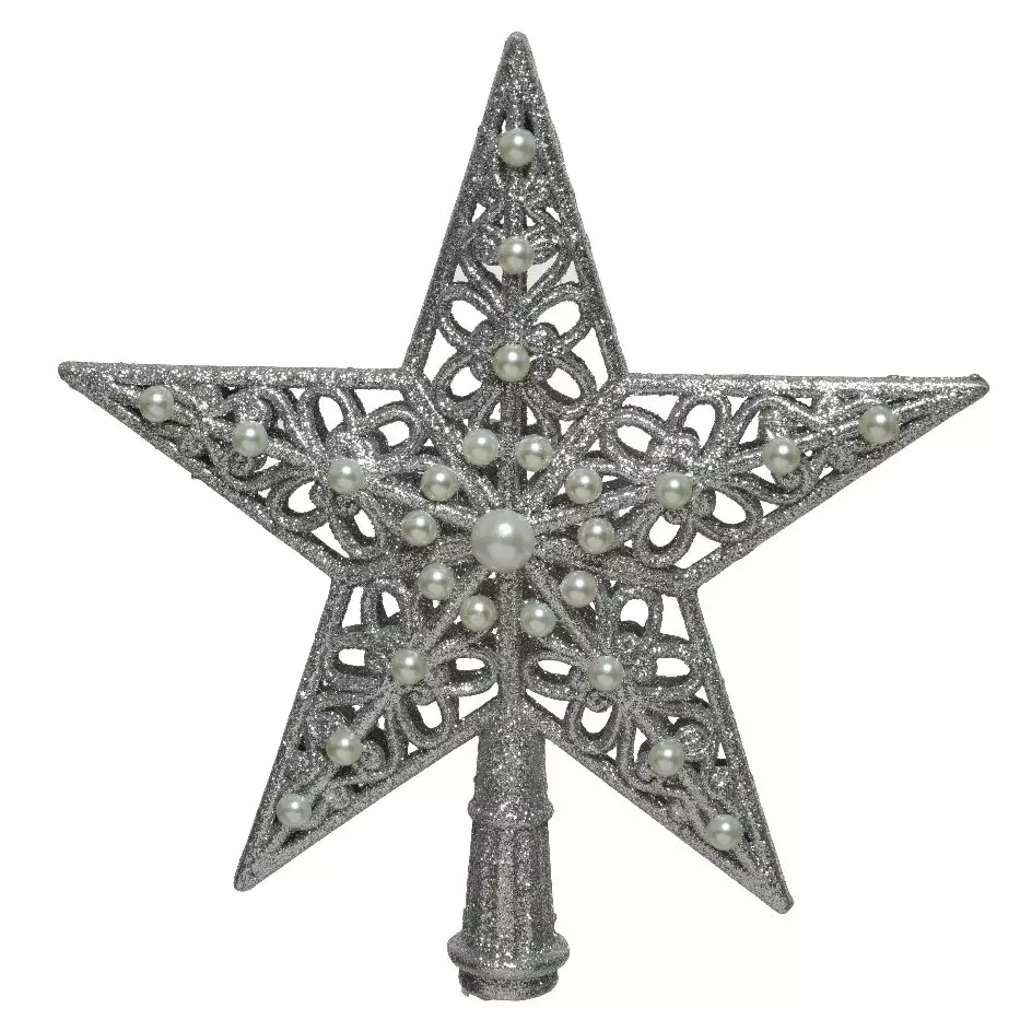 Puntale albero Ingrid Argento 1