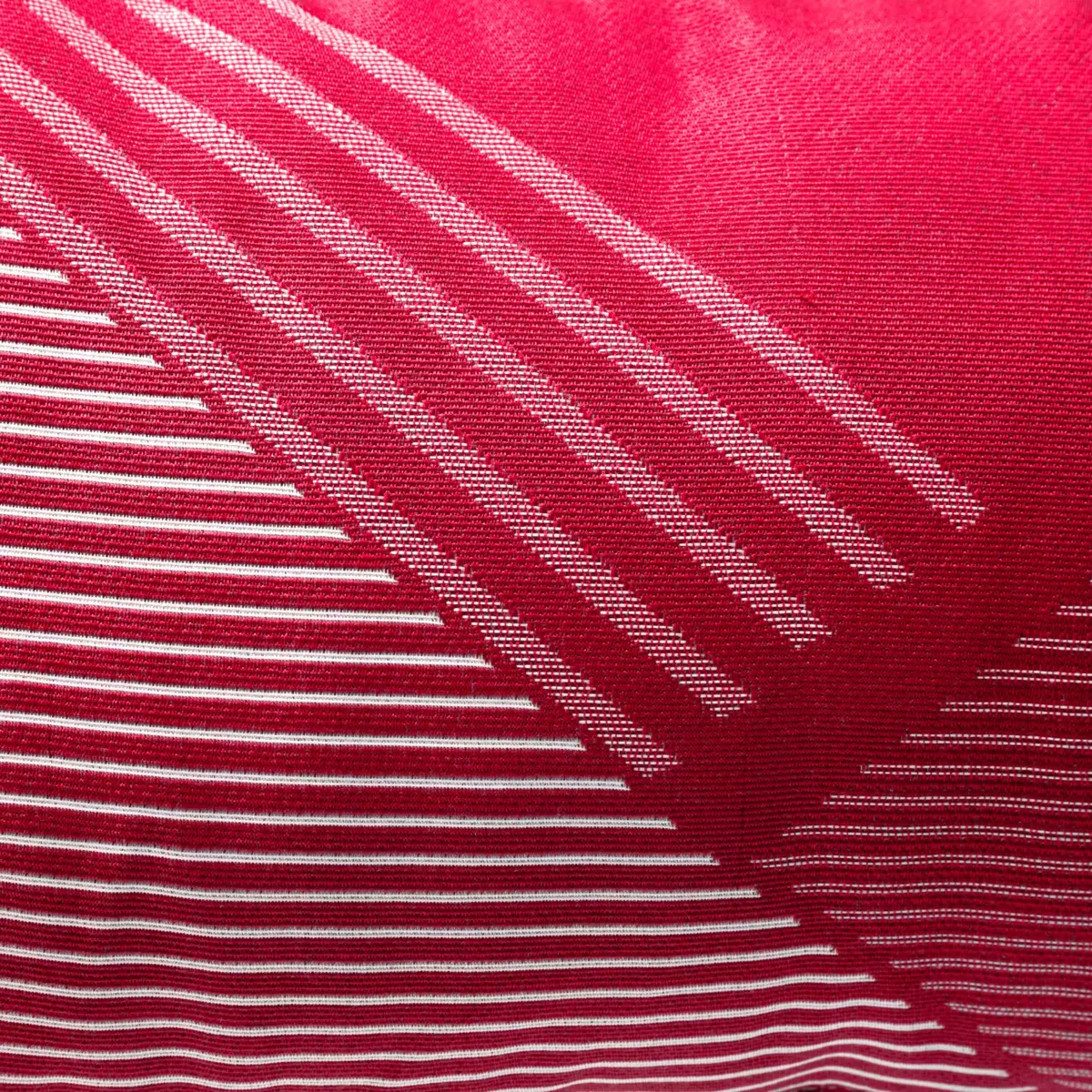 Coussin rectangulaire (50 cm) Jacquard Rouge grenade 3