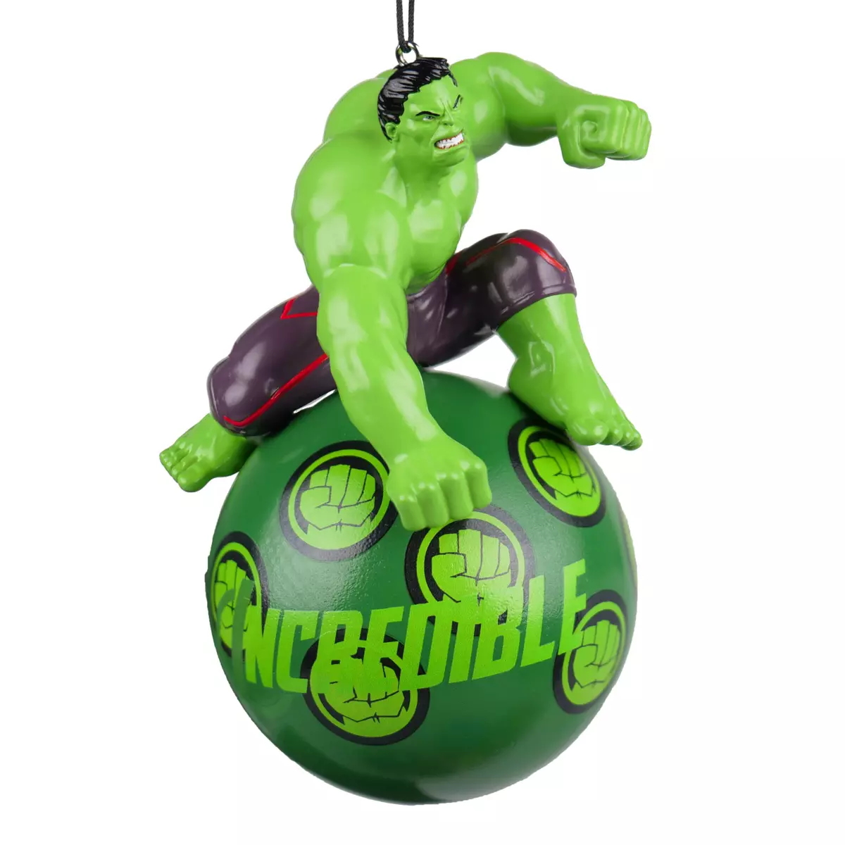 Weihnachtskugel (D130 mm) Disney Hulk Grün 1