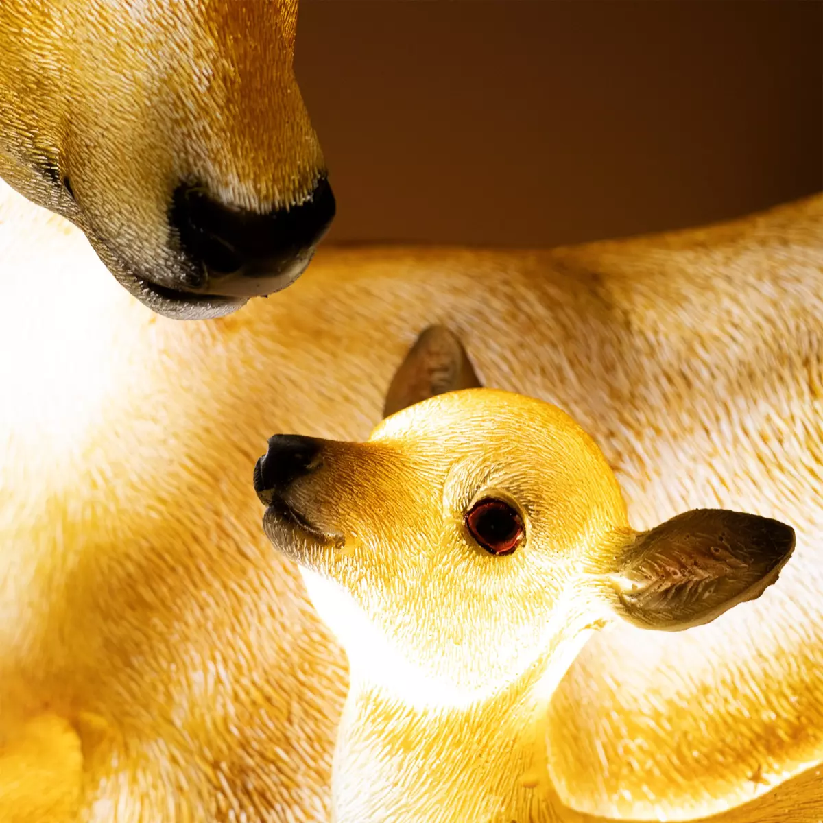  Verlichte Ree met reekalfje warmwit 8 LED 2