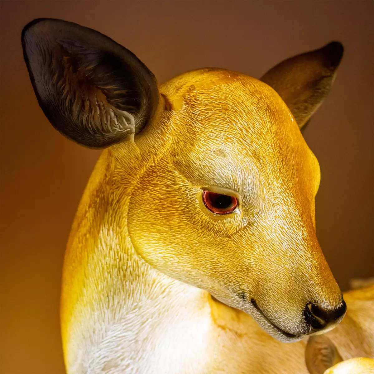  Verlichte Ree met reekalfje warmwit 8 LED 3